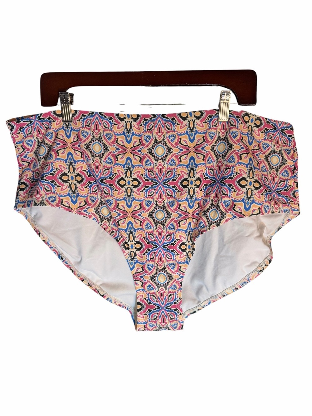 Swimsuits For All White Swimwear Lined Bikini Bottoms